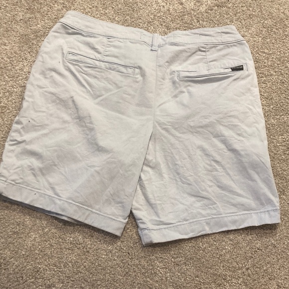 Hollister Men's Sky Blue Flat Front Shorts - Picture 3 of 3